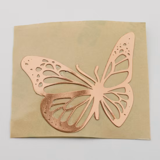 for Product Custom Printing Adhesive Label Nickel Logo Badge Transfer Metal Sticker